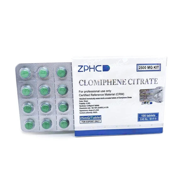 ZPHC Clomiphene Citrate 25mg 25mg, 100tabs