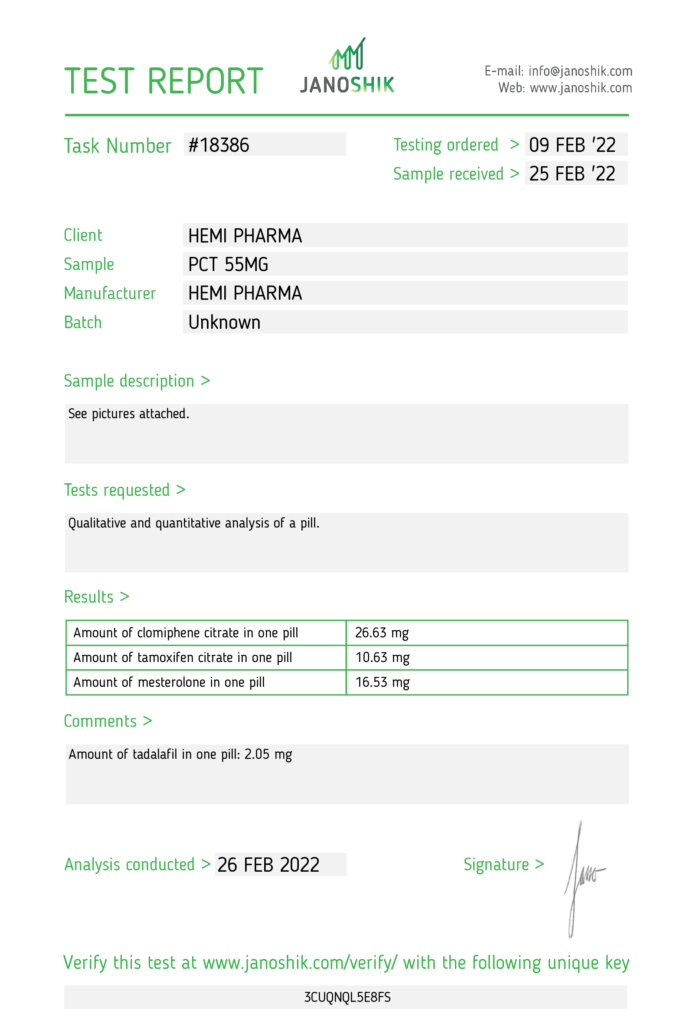 Hemi Pharma PCT (Post Cycle Therapy) - Image 2