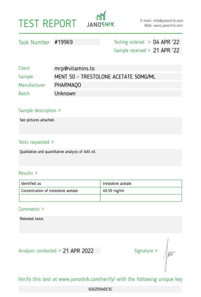 Pharmaqo Labs Ment 50 - Image 2