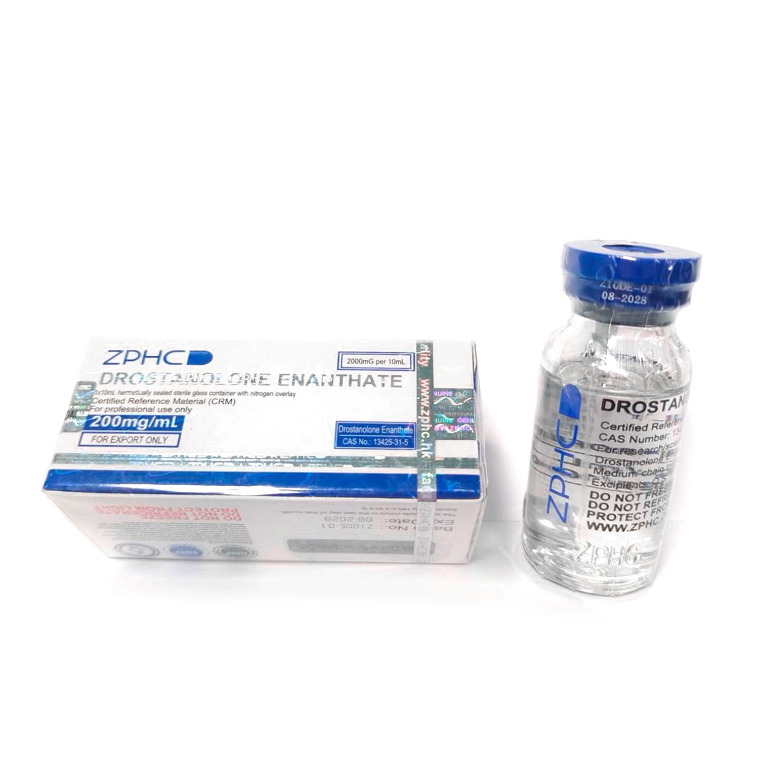ZPHC Drostanolone Enanthate 200mg/ml, 10ml vial